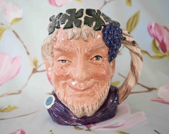 Royal Doulton Bacchus large toby jug: for wine and pleasure lovers
