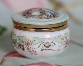 Royal Doulton Brambly Hedge summer hinged trinket pot