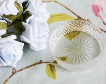 Delightful 1920s/30s cut glass pin or ring dish