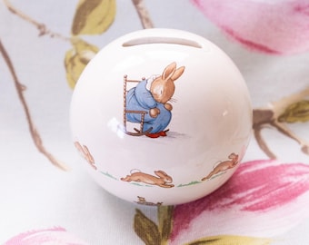 1936 Royal Worcester porcelain Bunnykins money box: fine condition