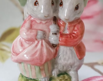 Beswick (Royal Doulton) Beatrix Potter Goody & Timmy Tiptoes: fine condition