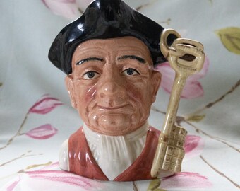 Signed by Michael Doulton (Royal Doulton), prototype Gaoler, 7th in  the Williamsburg Series by Doulton