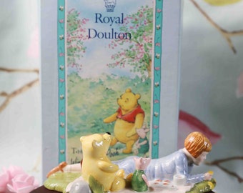 rare limited edition, numbered, Royal Doulton (Beswick) Winnie the Pooh tableau of Summer's Day Picnic: boxed with certificate