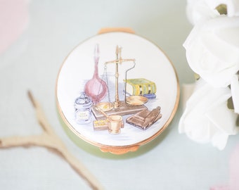 Crummles apothecary large trinket pot: wonderful gift for a doctor or medical student