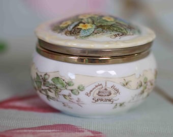 Royal Doulton Brambly Hedge spring hinged trinket pot