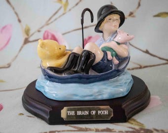 Christopher Robin and Pooh, the Brain of Pooh: Royal Doulton limited edition no 2148 of 5000