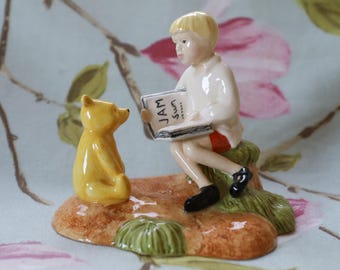 Royal Doulton Christopher Robin reads to Pooh
