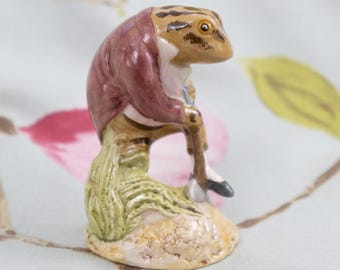 Beswick (Royal Doulton) Beatrix Potter Jeremy Fisher digging: John Beswick signature