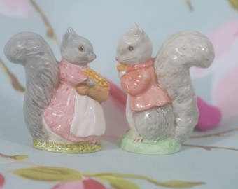 Goody and Timmy Tiptoes by Beatrix Potter - Royal Albert Royal porcelain