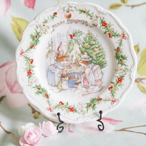 Royal Doulton Brambly Hedge Merry Midwinter: 8 inch plate