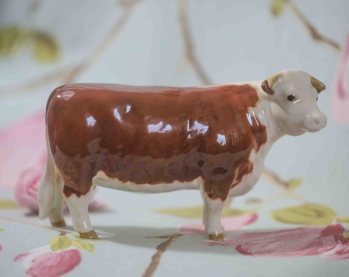 Featured listing image: much sought after Beswick Hereford cow model 1360 - Champion of Champions