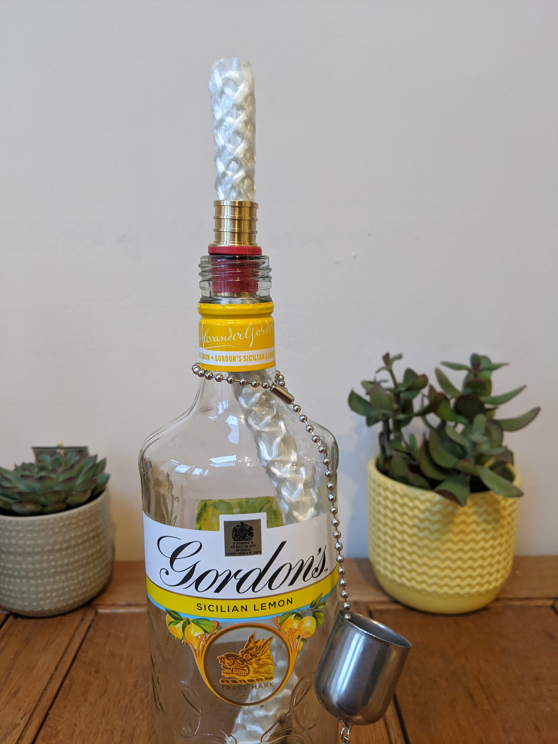 Tiki Torch Oil Lamp With Lid Outdoor Light/candle Garden Etsy UK