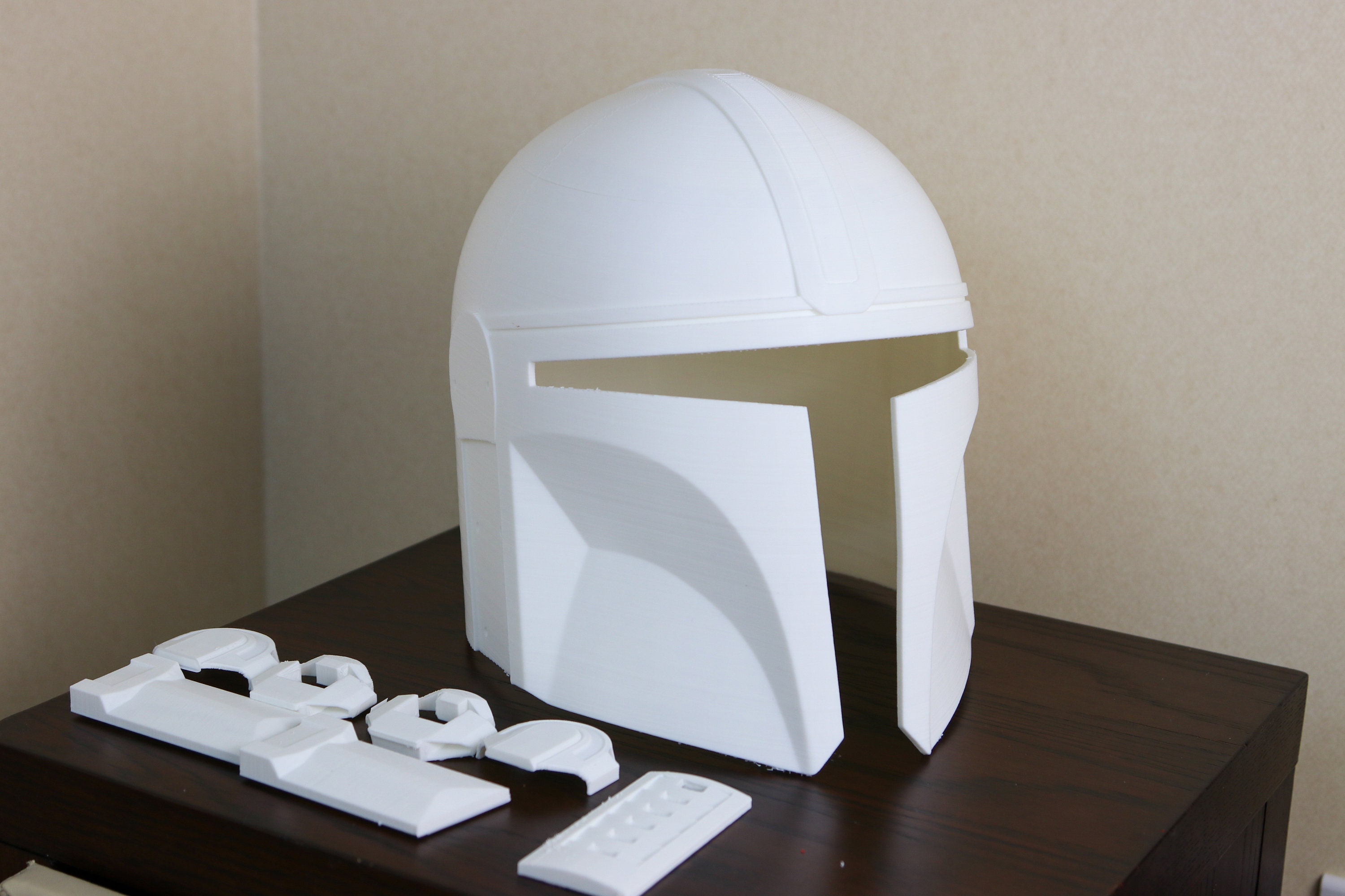 The Mandalorian Helmet DIY 3D Printed Din Djarin Star Wars Etsy UK