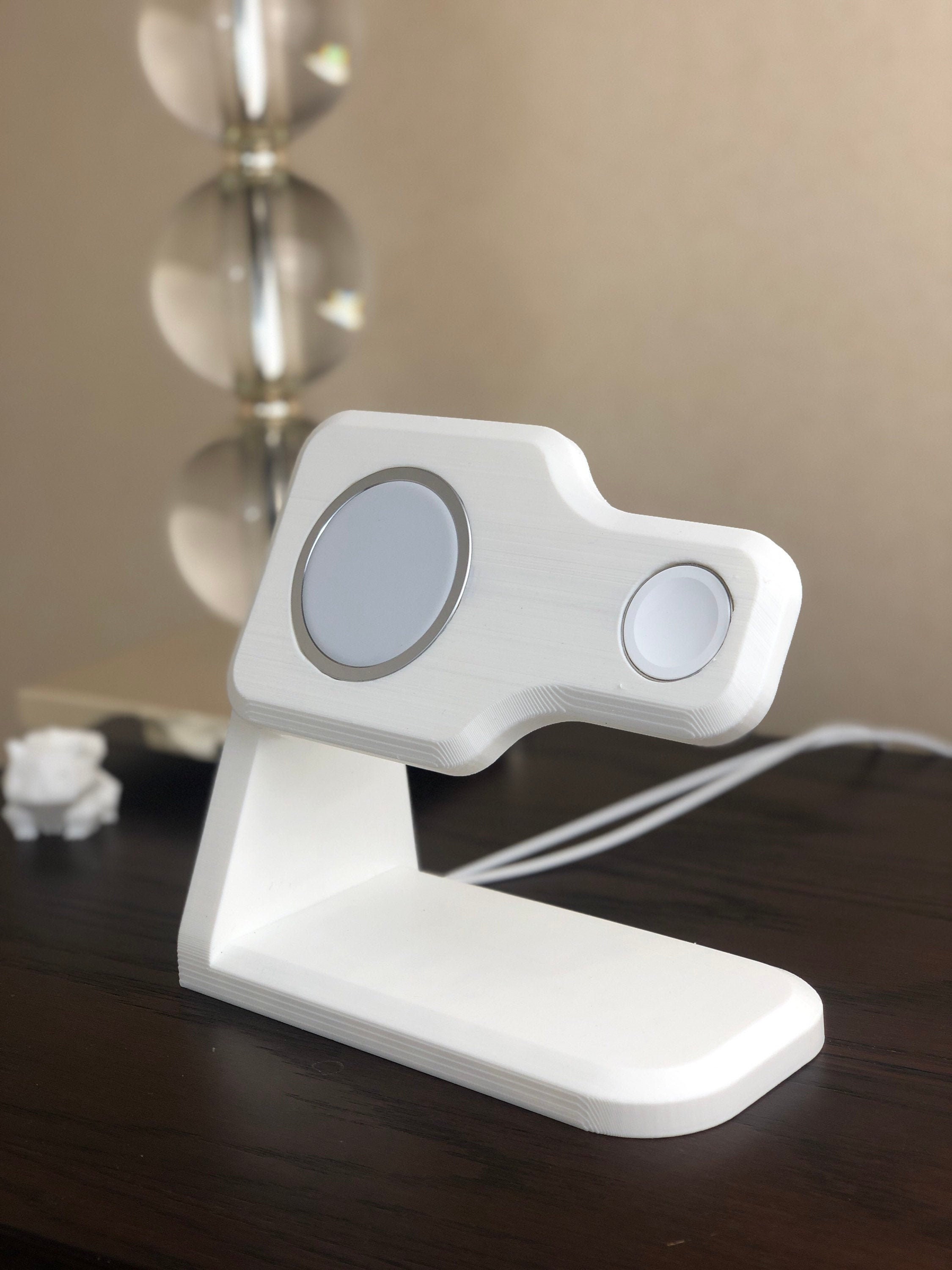 Apple Magsafe & Watch Wood Charging Stand 3D Printed Dual Etsy