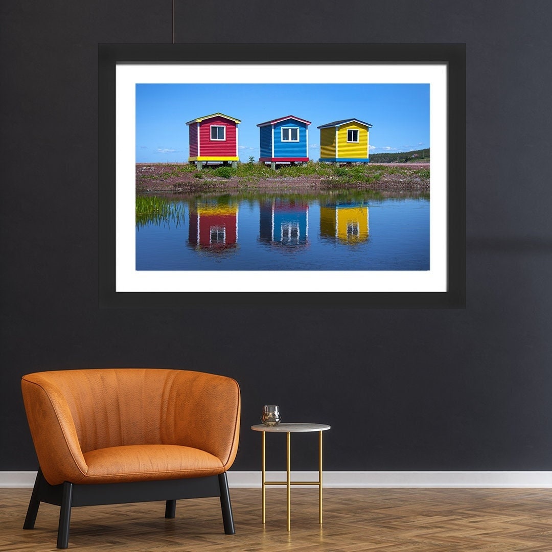 Hearts Delight Colourful Tiny Homes Instant Print Etsy
