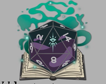 Warlock Dice Design PNG
