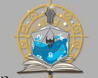 Paladin Dice Design PNG