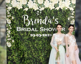 Artificial Grass Wall Bridal shower backdrop Floral Banner Fabric Hedge Wall Decoration Greenery Backdrop 3D Grass Photo booth 01BSH3