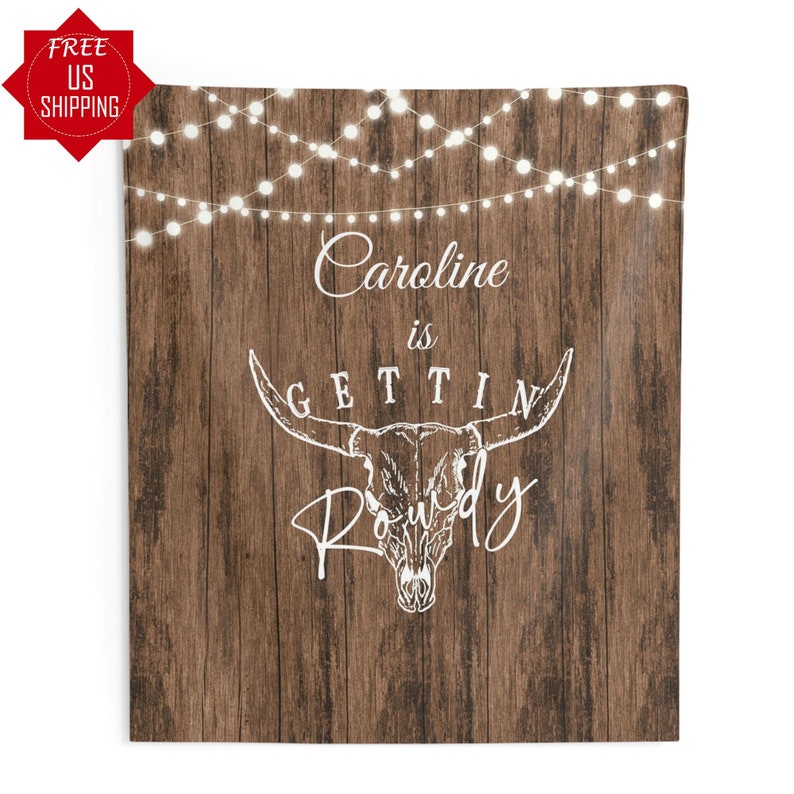 Western Bachelorette Party Banner
