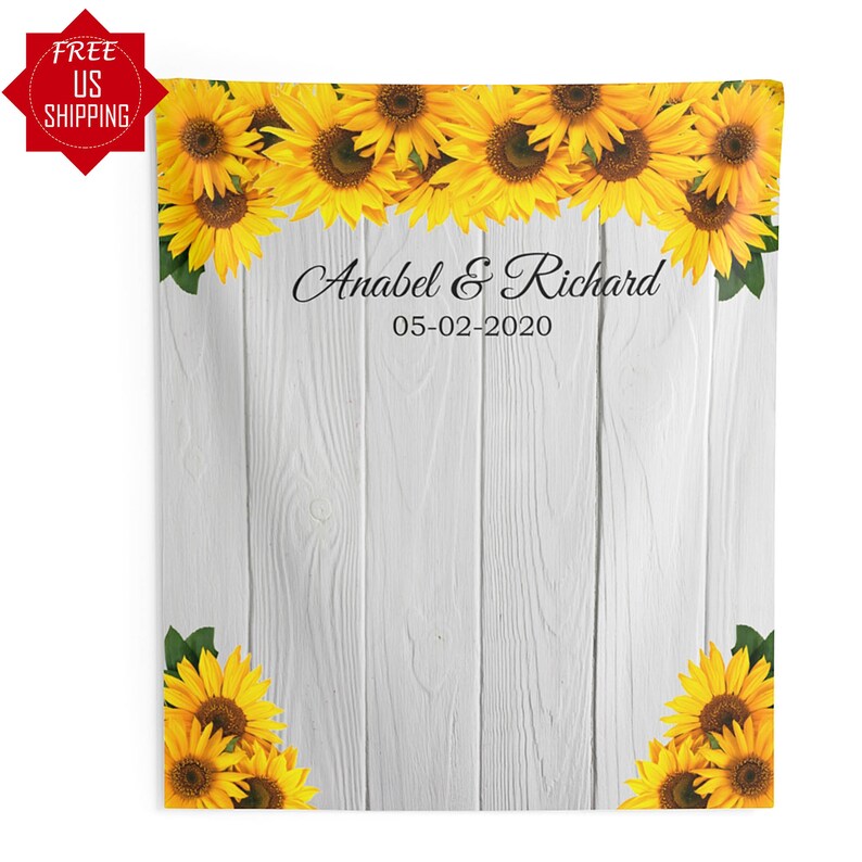 Sunflower Wedding Backdrop / Wedding Backdrop for Photos / Etsy