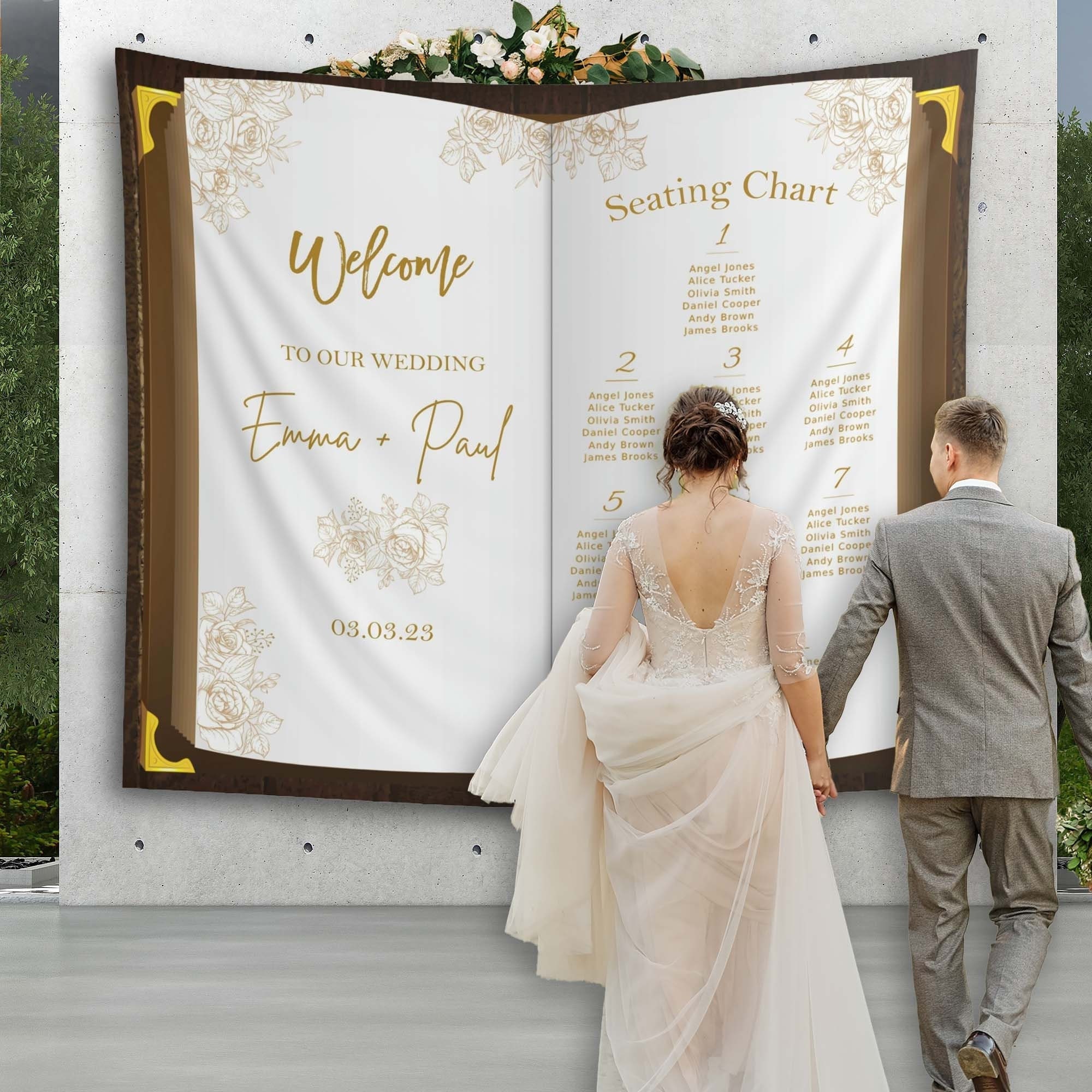 Personalized Seating Chart Banner