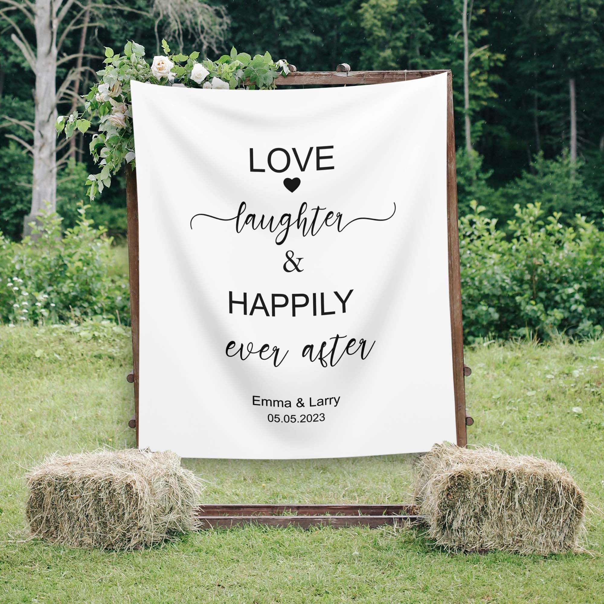 Wedding 013 - To Love Laughter & Happily Ever After - 16 oz