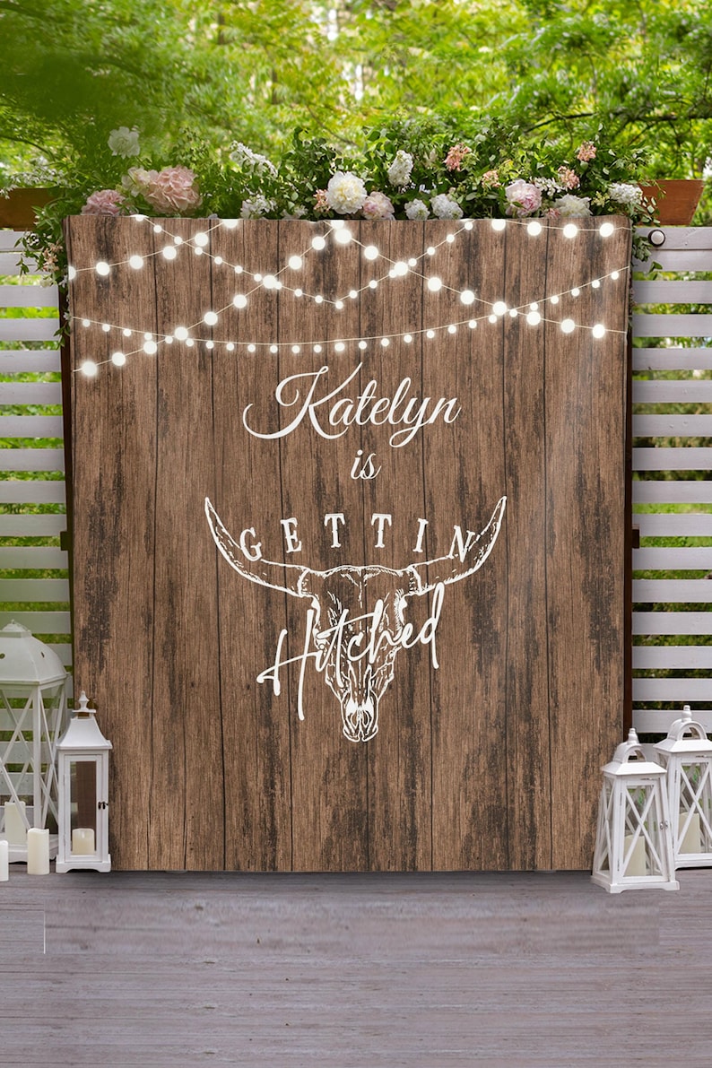 Rustic Country Bridal Shower Decoration