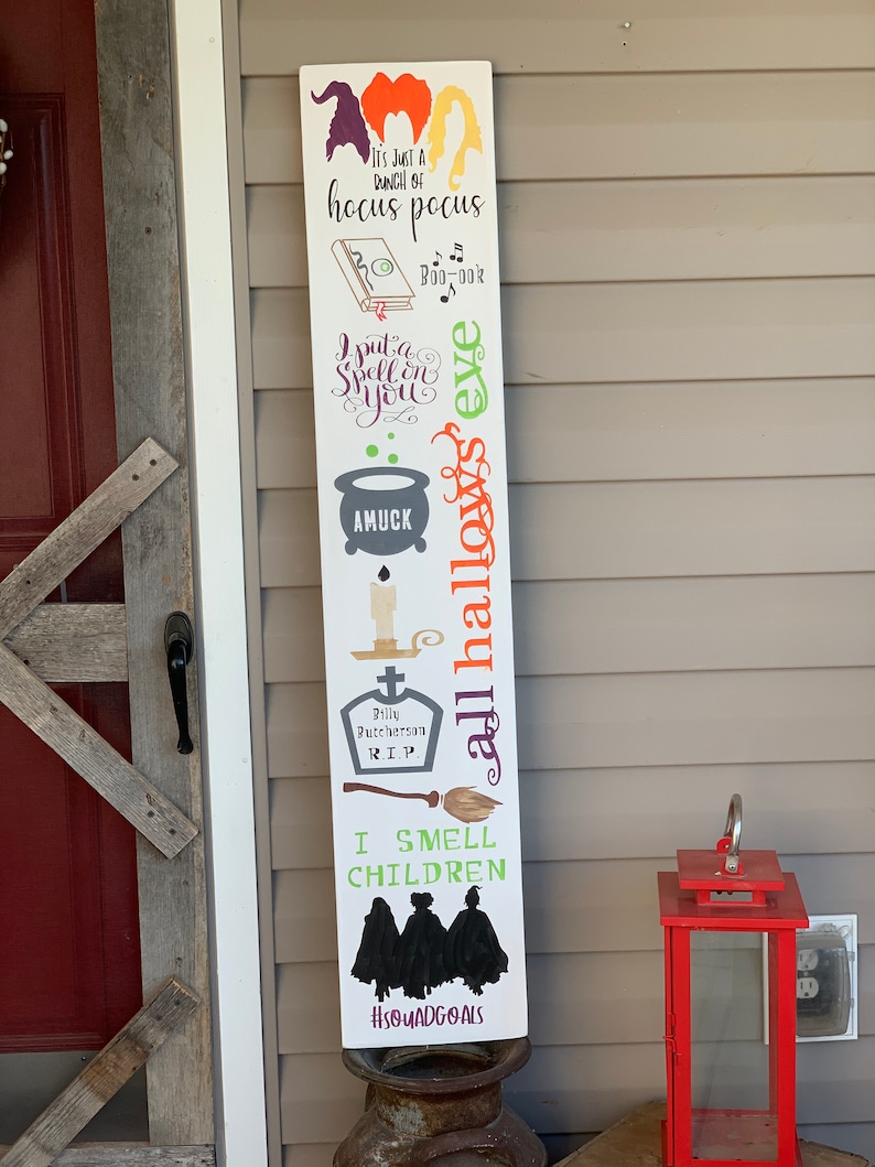 Hocus Pocus porch sign stencil SINGLE USE ONLY | Etsy