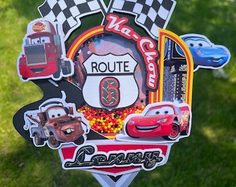 Lightning Mcqueen Cake Topper| Cars Cake Topper|kachow Car