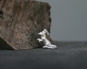 3D Rat Mouse Pendant, 925 Sterling Silver Rat Mouse Pendant Necklace, Animal Lovers, Gift Ideas, Chinese Zodiac.