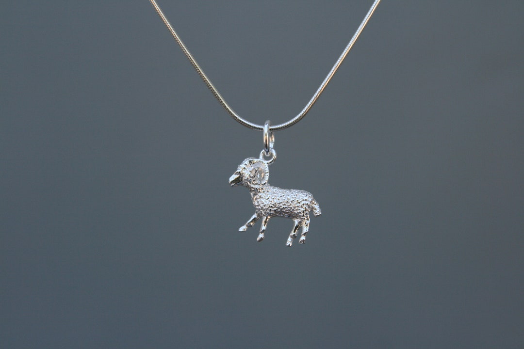 925 Sterling Silver Aries Pendant Charm Necklace, Silver Zodiac, Fine ...