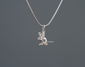 925 Sterling Silver Gemini Pendant Charm Necklace, Silver Zodiac, Gift Ideas