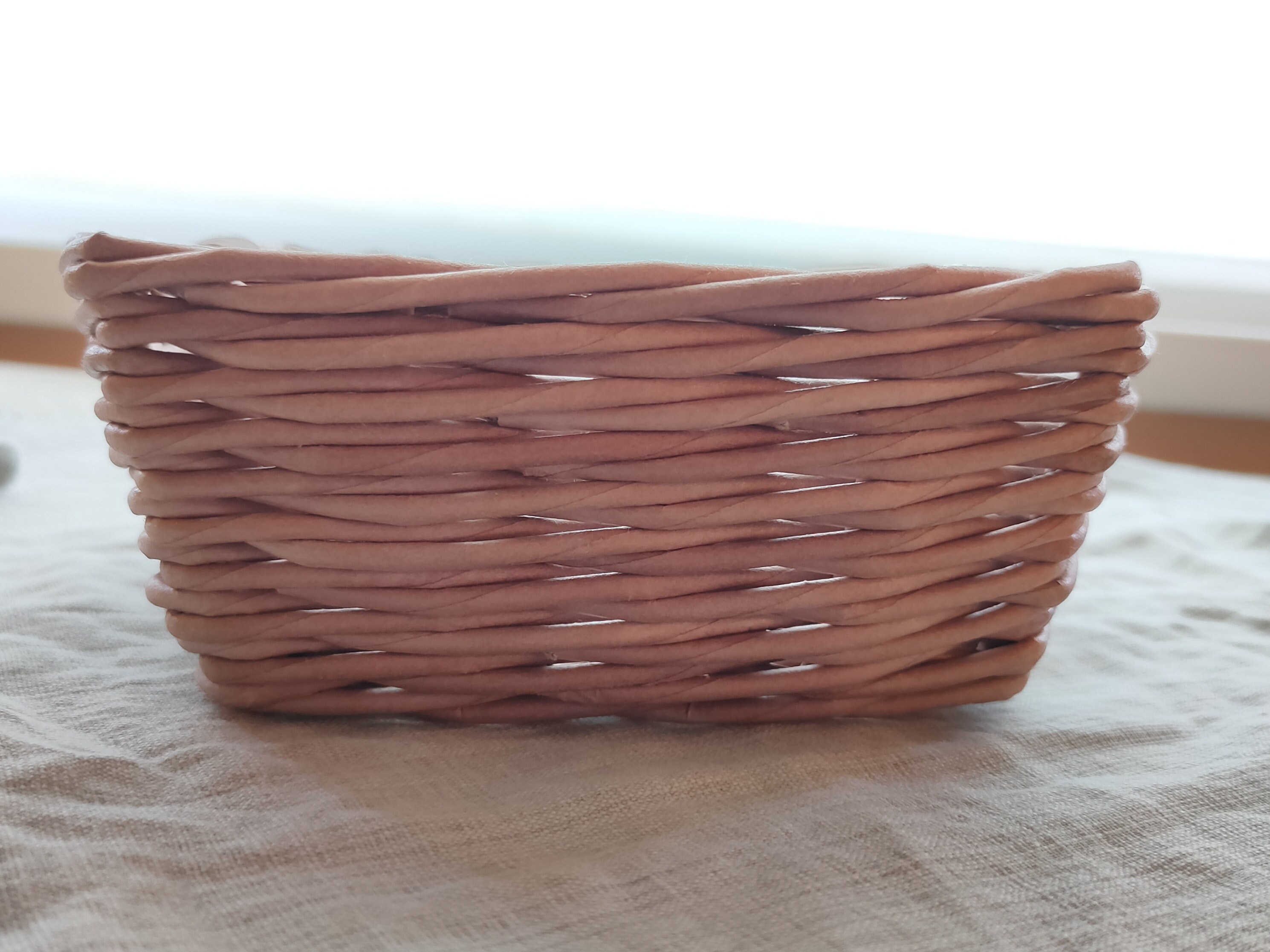 Small Brown Wicker Basket / Home Decor Wicker basket / Small Etsy