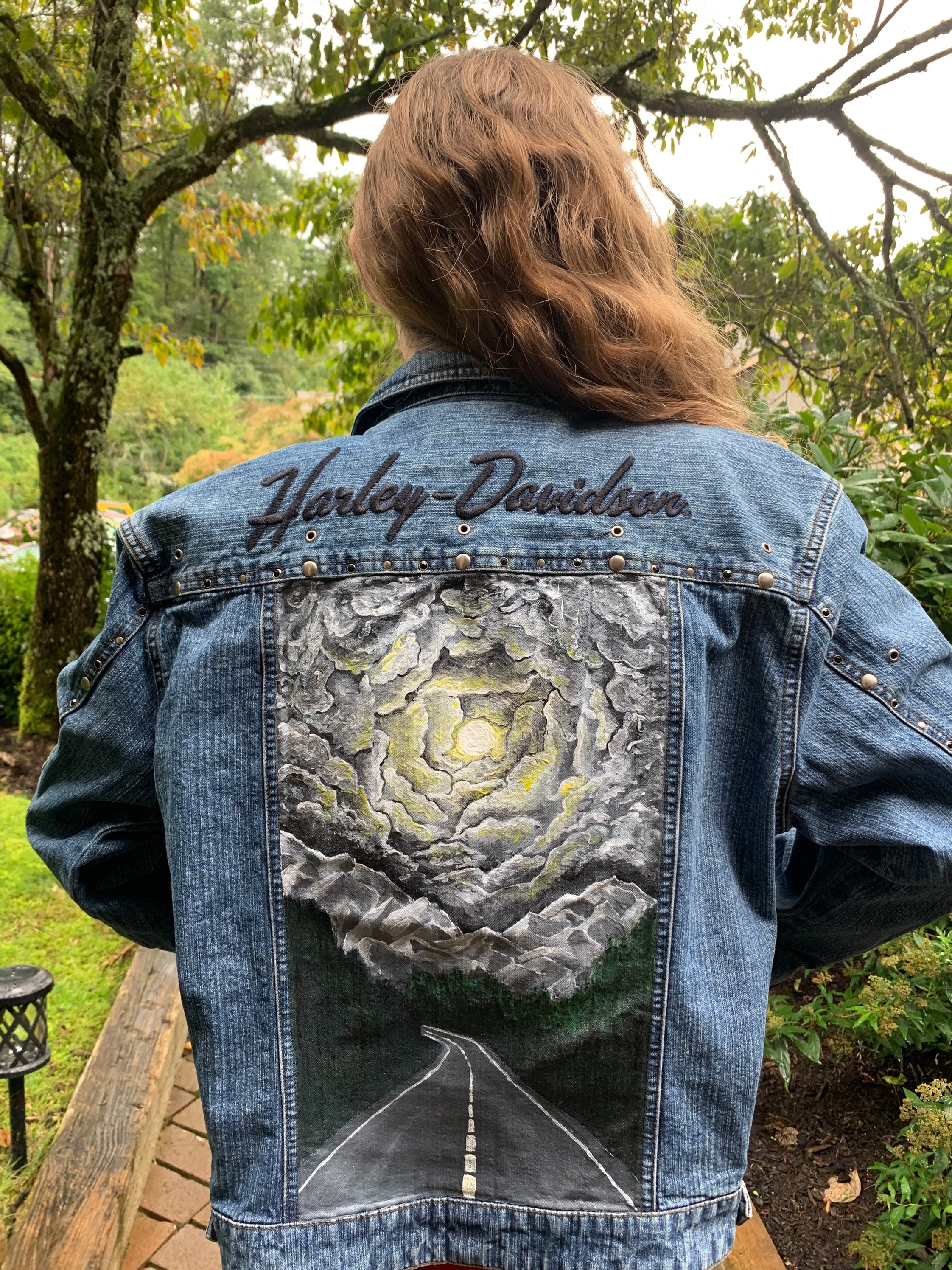 Harley-davidson Jean Jacket With 