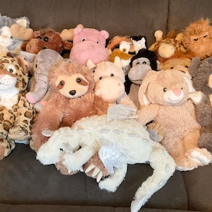Weighted stuffed animal - Weighted plush - Axolotl - handmade plushie - anxiety - adhd - plush elephant - cat plush - weighted toy