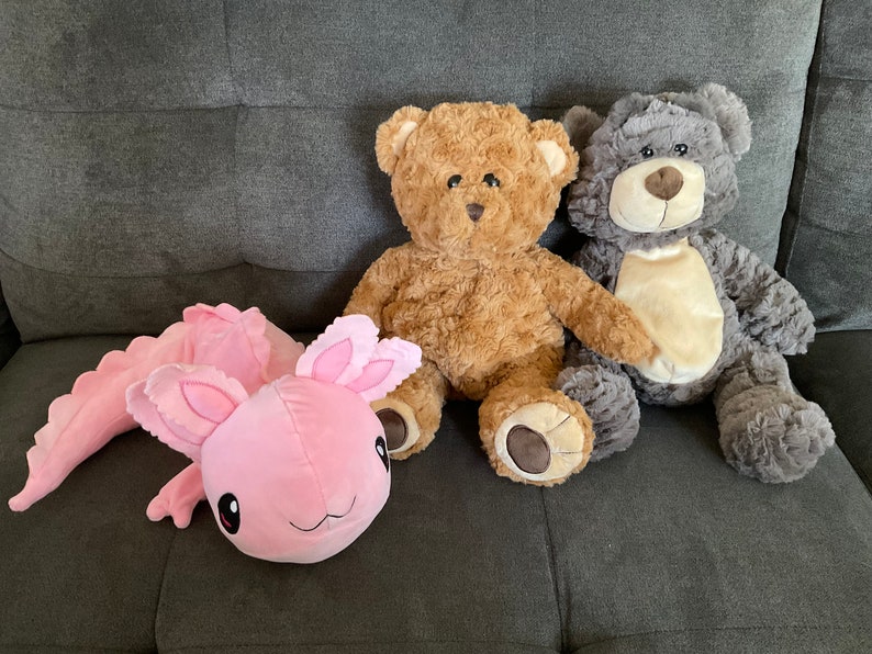 Weighted Plush Weighted Animal Axolotl Handmade Plushie Etsy UK