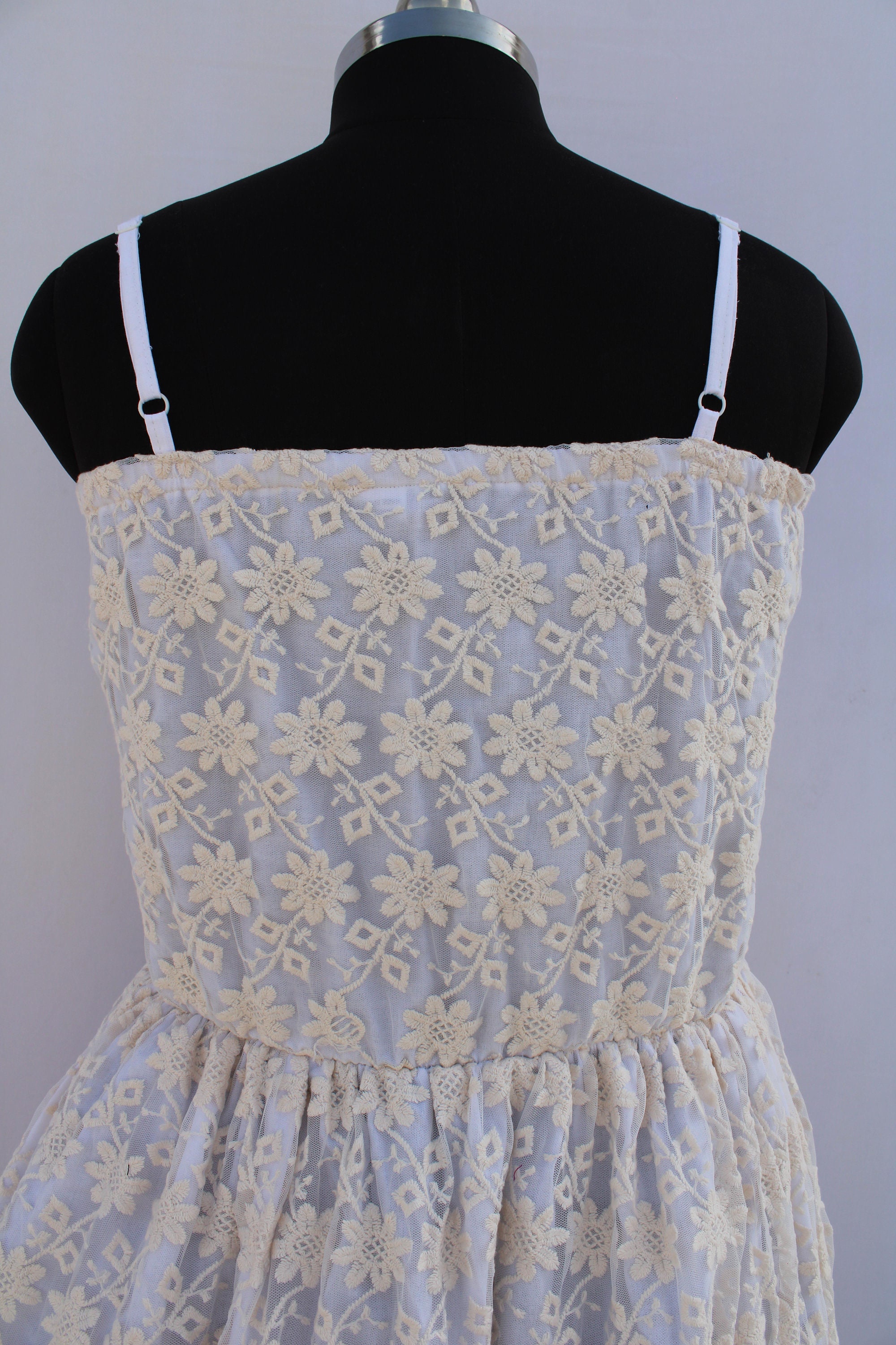 cotton net dresses