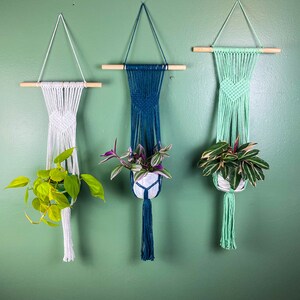 Heart Macrame Plant Hanger - Choose your Color