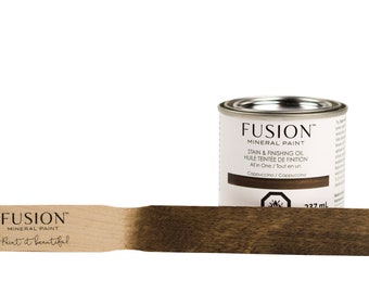 CAPPUCCINO - Fusion Stain & Finishing Oil - SFO - All in One Stain and Top Coat - 237 ml / 946 ml