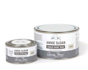 CLEAR WAX - Annie Sloan Clear Chalk Wax to seal and protect furniture and walls - Decorative Paint - 120 ml / 500 ml