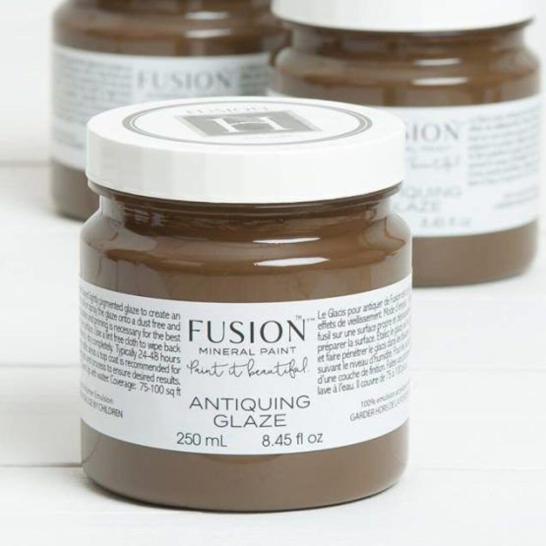 ANTIQUING GLAZE for Faux Finishes on Furniture or Walls Fusion Mineral