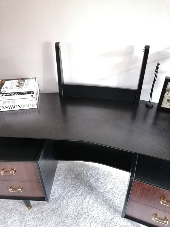 Vanity desk mid century deals