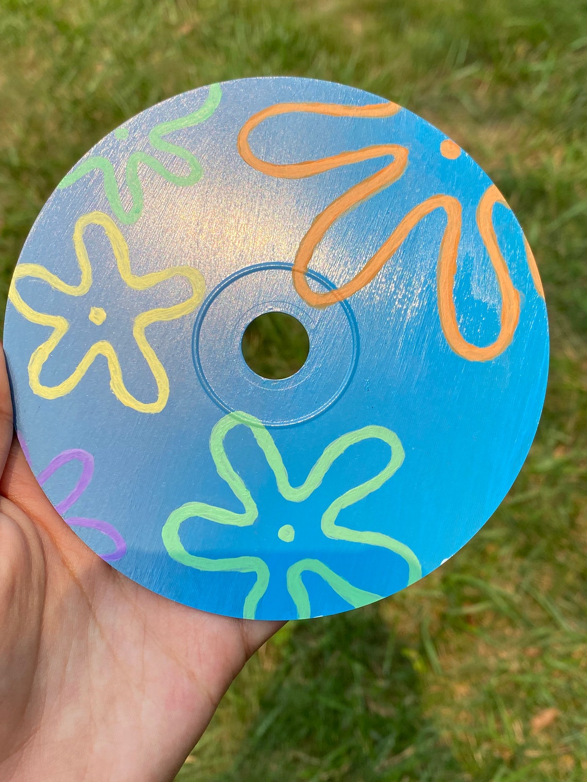 Aesthetic Cd Wall Art Hanging Spongebob Theme Cd Wall Decor Etsy.de