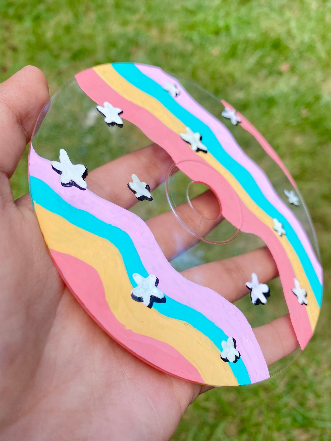 Clear Cd Wall Art Hanging VSCO Theme Indie Cd Art Aesthetic Etsy