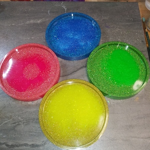 Blacklight Glow in the Dark Coaster Set