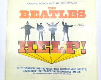 Vintage the Beatles Help Soundtrack Capitol Gatefold Double Album