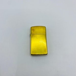 Vintage 1991 Mini Brass Zippo Lighter – Windproof – Made in USA – Collectible Pocket Lighter