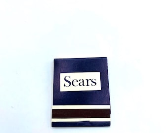 Sears Matchbook | Vintage Matchbooks | Retro Advertising | Department Store Collectible | Mid Century Ephemera | Matchbook Collection