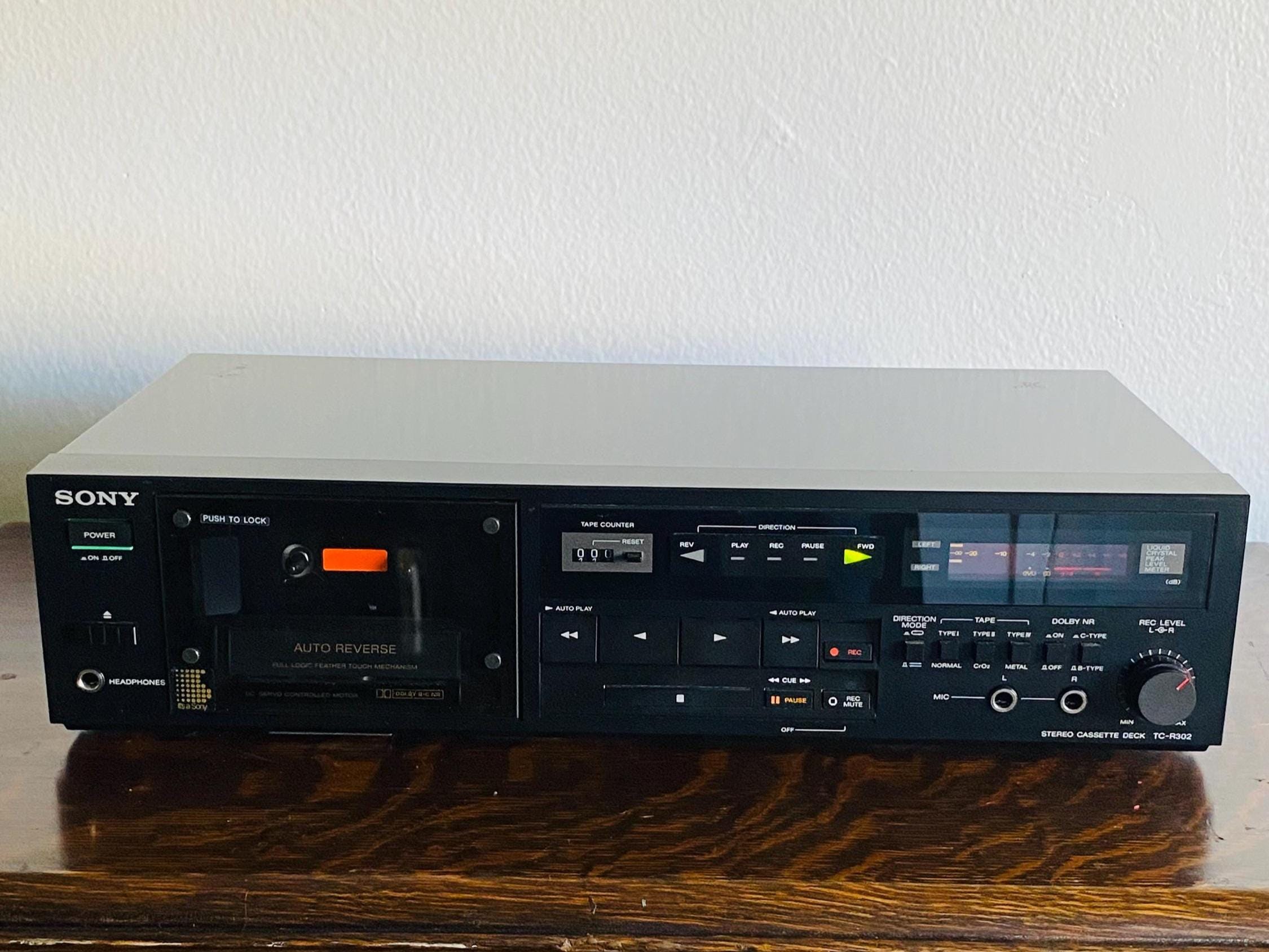Sony TC-R303 Stereo Cassette Deck Receiver – Vintage – Fully