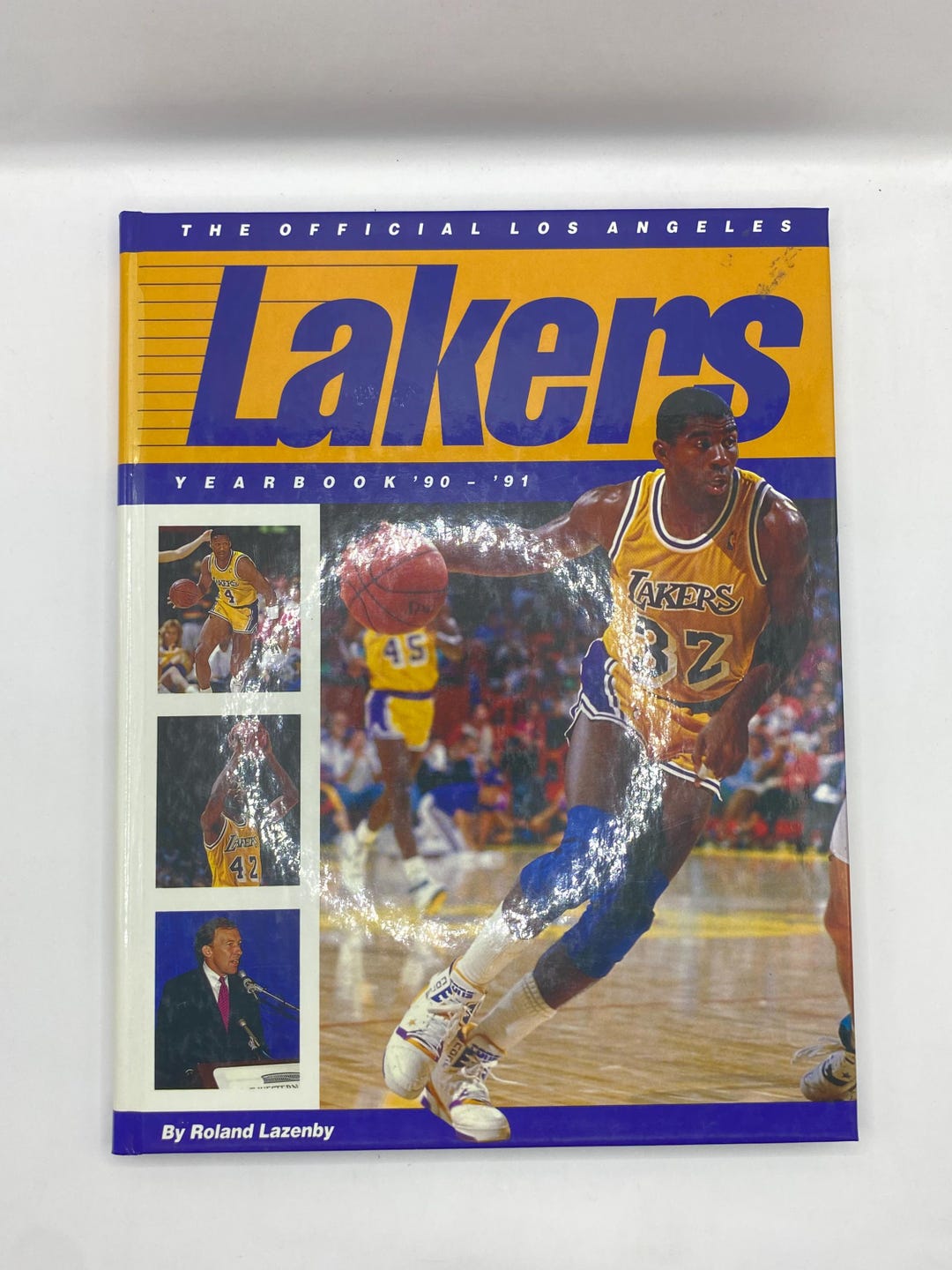 The Official LA Lakers Yearbook 1990-1991 | Roland Lazenby - Etsy